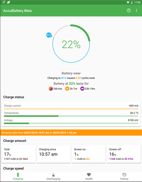 精准电量AccuBatteryv1.5.1.1最新版0