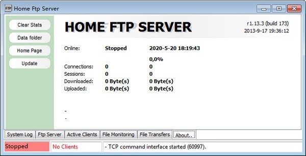 Home Ftp Server中文版下载 v1.13 绿色免费版1