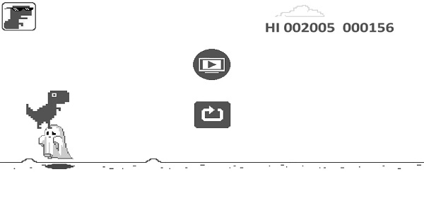 谷歌小恐龙游戏0