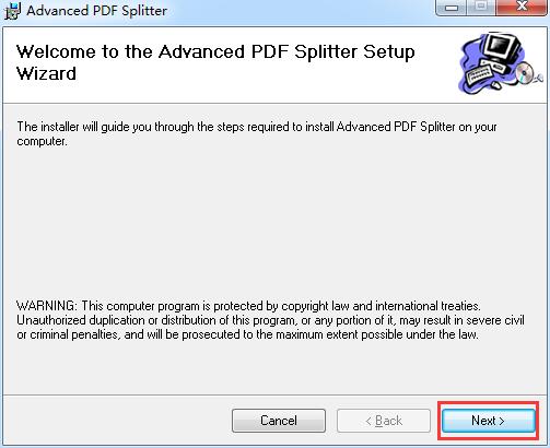 PDF拆分工具(Advanced PDF Splitter) v1.2 正版0