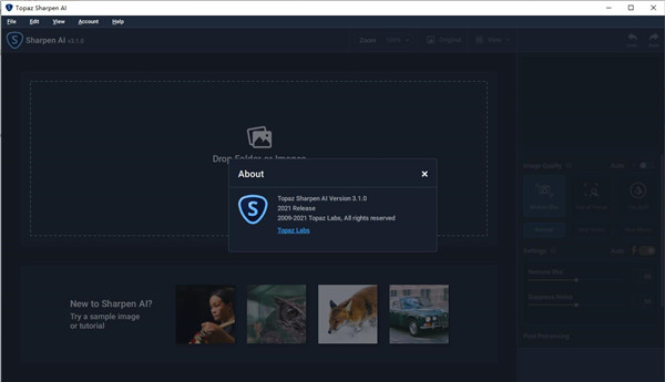 Topaz Sharpen AI 3破解版 v3.1.0 绿色版(附破解安装教程)2