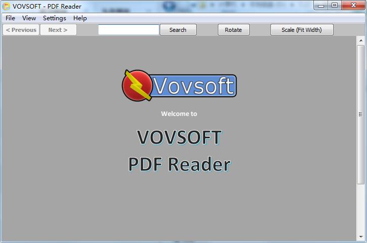 Vovsoft PDF ReaderV1.61