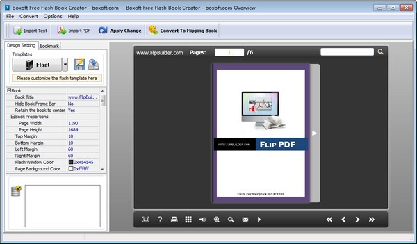 Boxoft Free Flash Book Creator下载 v3.0 正版1