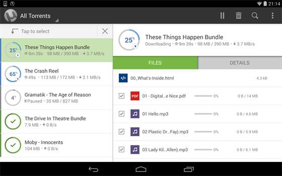 µTorrent手机版v6.6.7破解版1