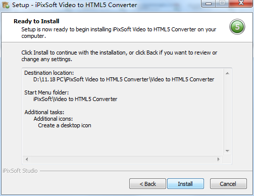 iPixSoft Video to HTML5 Converter