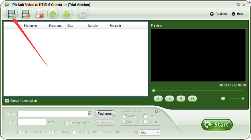 iPixSoft Video to HTML5 Converter