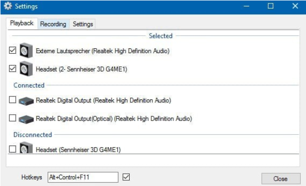 SoundSwitch音频设备切换软件v6.2.4.00