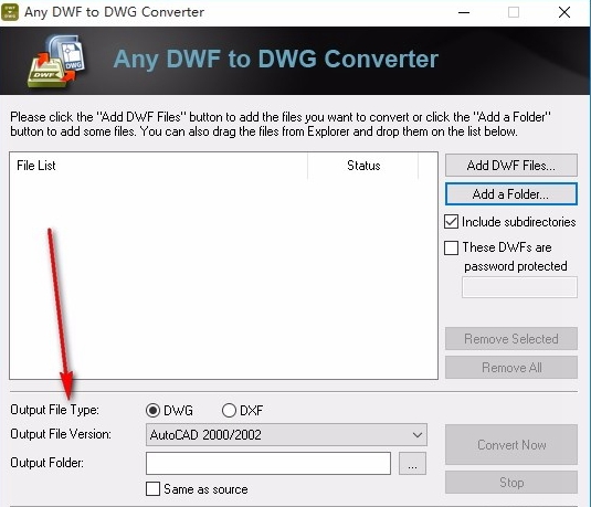 Any DWG to DWF Converter(DWF转DWG转换器)v20202