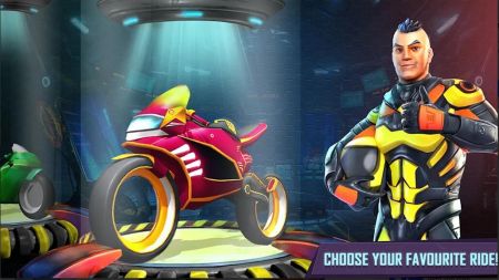 赛博摩托竞赛游戏安卓版（Super Hero Racing Bike Games） v1.312