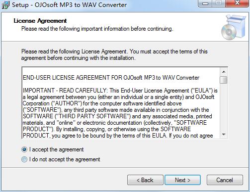 OJOsoft MP3 to WAV Converter(MP3音频文件转换）v2.7.6.04191