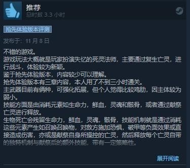 动作肉鸽游戏《亡灵法师》EA发售 Steam评价“褒贬不一”