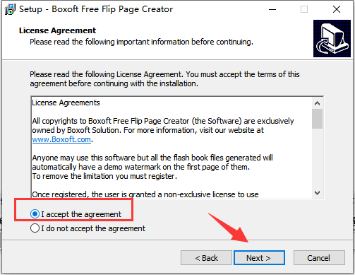 Boxoft Free Flip Page Creator