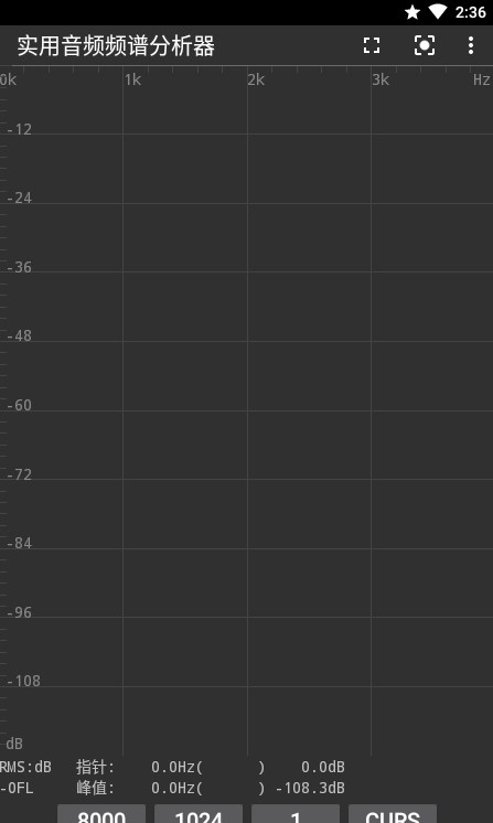 实用音频频谱分析器0