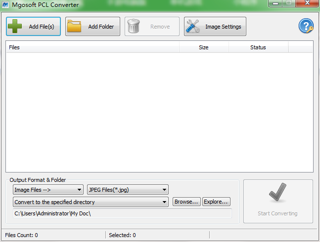 Mgosoft PCL Converter0