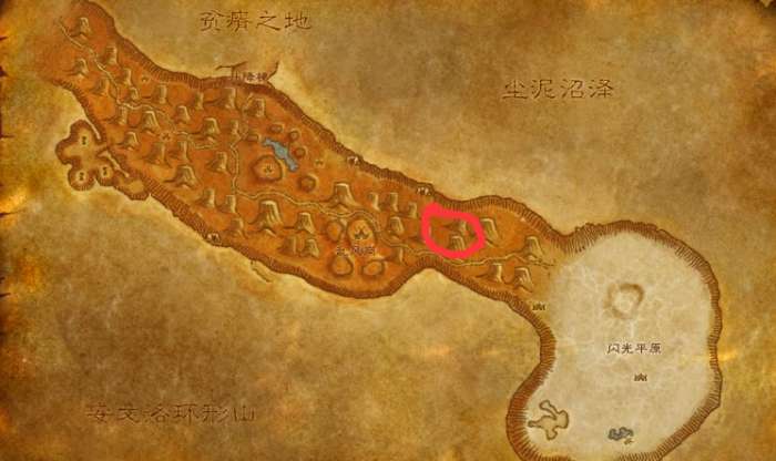 魔兽世界风裂峡谷在什么地方_wow风裂峡谷位置坐标分享