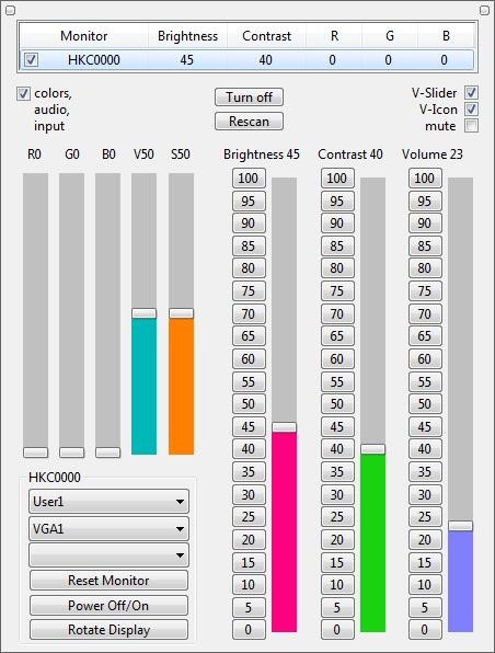 ClickMonitorDDC(屏幕亮度调节器) v7.0 中文版0