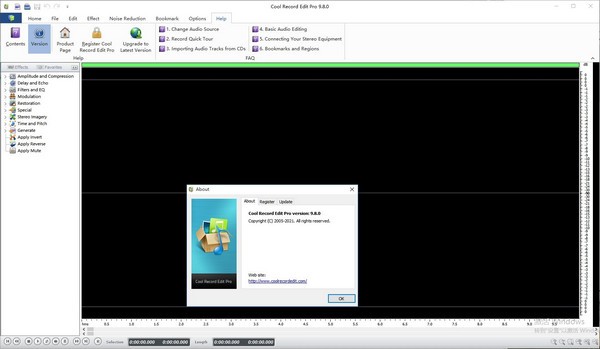 Cool Record Edit Pro多功能音频录制与刻录工具 v9.80 免费版0
