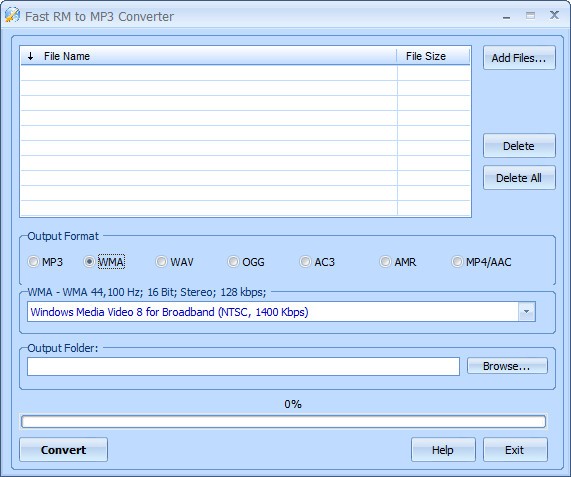 Fast RM to MP3 Converter(RM转MP3工具) v4.1 正版0