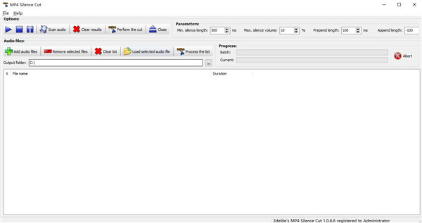 MP4 Silence Cut最新版 v1.0.6.6 破解版(含破解补丁)1