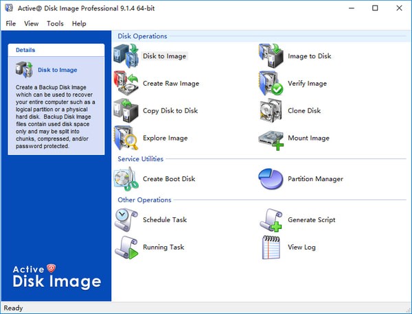 Active Disk Image Pro(硬盘分区备份工具) V10.0.0 正版1