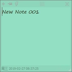 DesktopNoteOK（桌面便签小工具）免费下载 V1.51 绿色版1