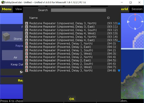 我的世界地图编辑器MCedit下载 v1.12.2 最新基岩版0