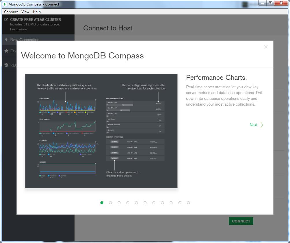 mongodb可视化工具绿色版安装教程2