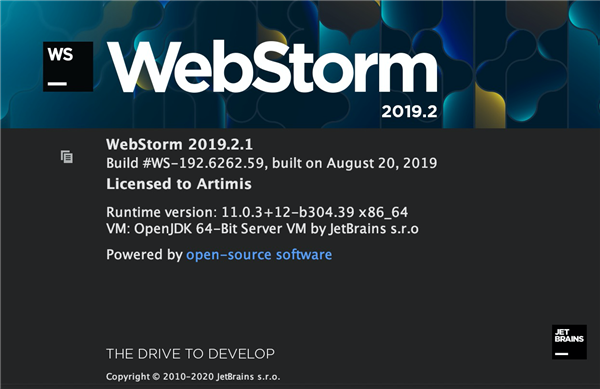 WebStorm2020永久激活版下载 附最新激活码 汉化破解版1