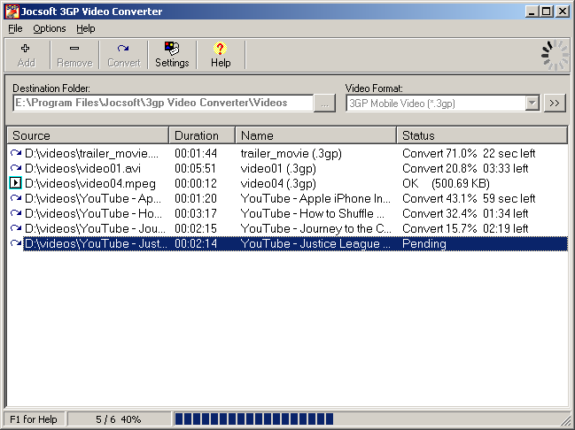 Jocsoft 3GP Video Converter