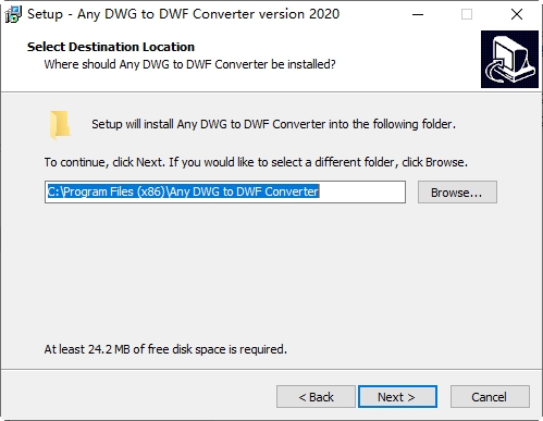 Any DWG to DWF Converter(DWG转DWF转换器)正版 v1.0 中文版1