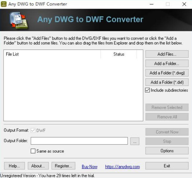 Any DWG to DWF Converter(DWG转DWF转换器)正版 v1.0 中文版2