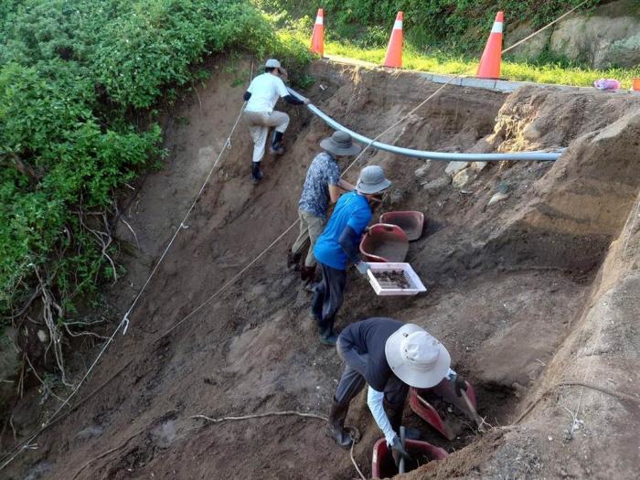 台湾北竿短坡山考古重大发现 出土大量陶石器