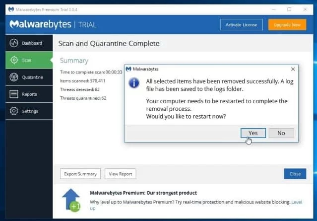 Malwarebytes Anti-Malware最新版 v4.1.1.179 免费版2