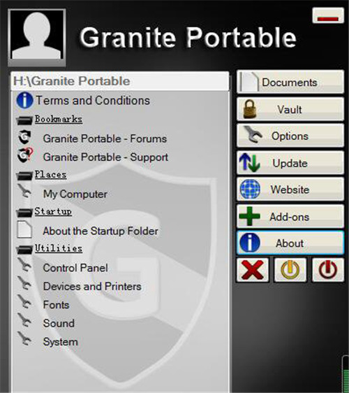 Granite Portable免费版(U盘文件加密工具) v2.0.0.0 最新版1