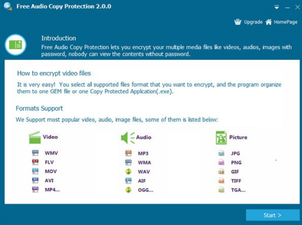 Free Audio Copy Protection免费版 v2.0.0 中文版0