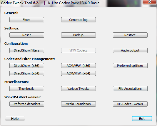 K-Lite Mega Codec Pack0