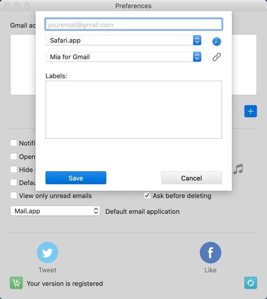 Mia for Gmail Mac版V2.4