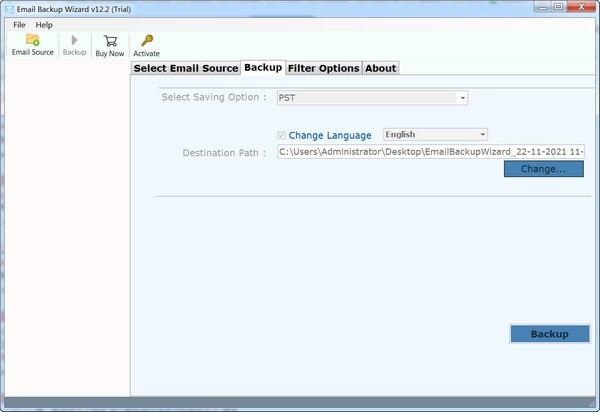 Email Backup Wizard(电子邮件备份软件)v12.4.00