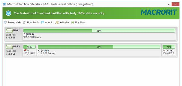 Macrorit Partition Extenderv1.4.32