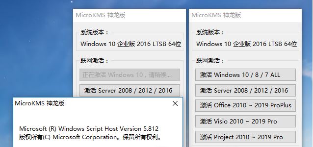 microkms神龙激活office2019免费版1