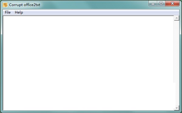 Corrupt office2txt0