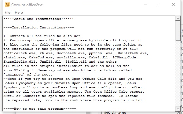 Corrupt office2txt1