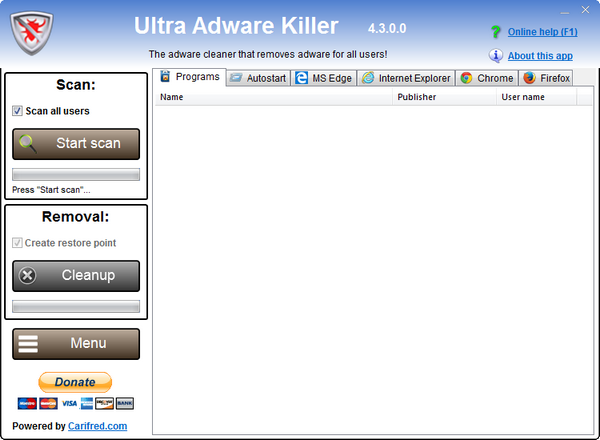 Ultra Adware Killer超级广告杀手v10.1.2.00