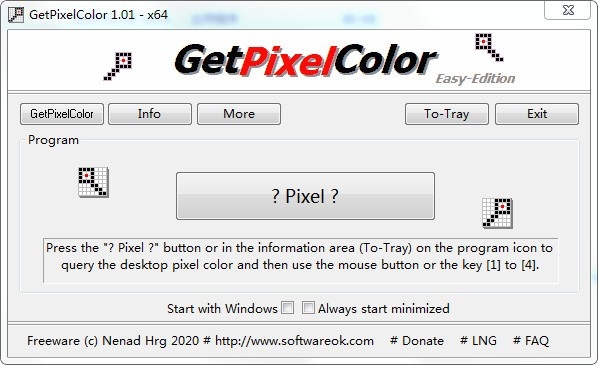 屏幕取色器(GetPixelColor)下载v1.011