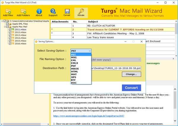 Turgs Mac Mail Wizard(Mac邮件迁移工具)v2.0.01