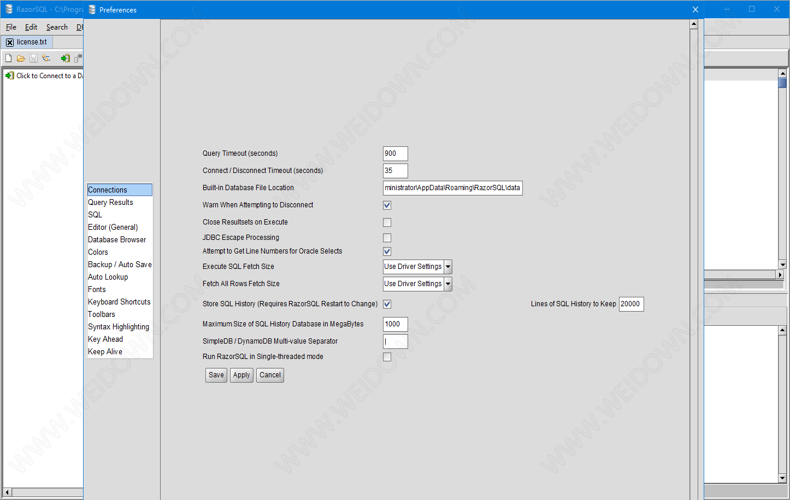 RazorSQL汉化版v9.4.112