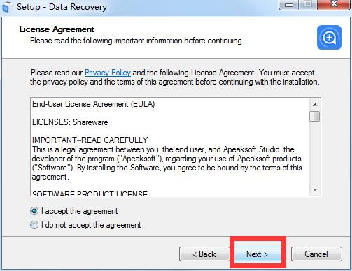 Apeaksoft Data Recovery下载v1.2.221