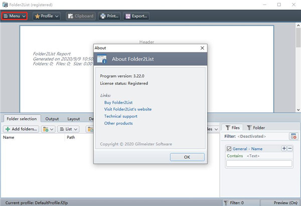 Gillmeister Folder2List下载v3.26.1