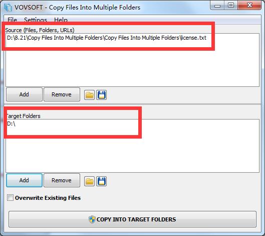 Copy Files Into Multiple Folders下载v5.3