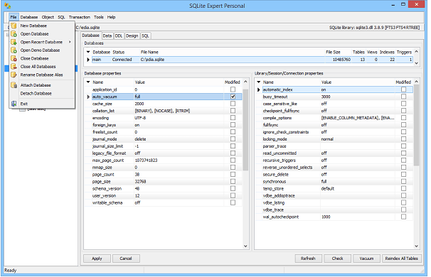 SQLite Expert Pro中文版v5.4.7.5490